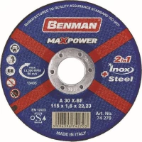 Benman Δίσκος Κοπής Σιδήρου 74272 180mm