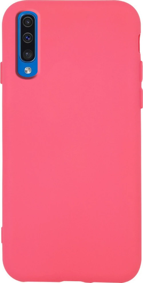 Θήκη Σιλικόνης Slim Fit Liquid Silicone Case Pink (Samsung Galaxy A70)