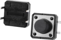 DIP Tact Μικροδιακόπτης 4 Pin DC 12V 0.5A (12x12x8mm) (OEM)