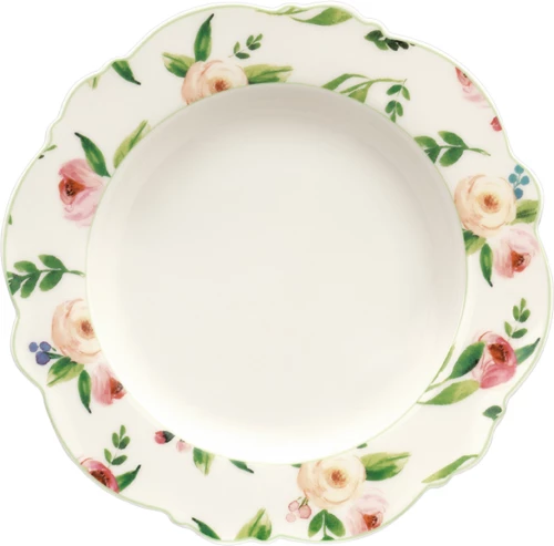 Cryspo Trio Primavera Πιάτο Βαθύ από Πορσελάνη Green με Διάμετρο 23cm 6τμχ