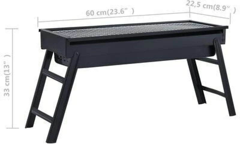 vidaXL Ψησταριά Κάρβουνου 57x19cm 46610