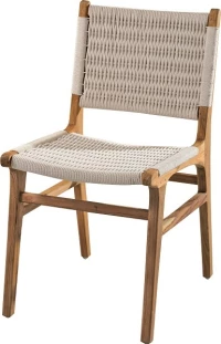 Καρέκλα Teak Με Κορδόνι - Jk 18361 (Διάσταση: 45×58×48H.)