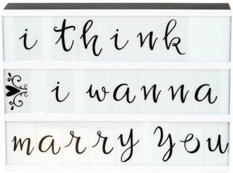 A Little Lovely Company Σετ Script Για Τον Φωτιζόμενο Πίνακα Lightbox LTLE018
