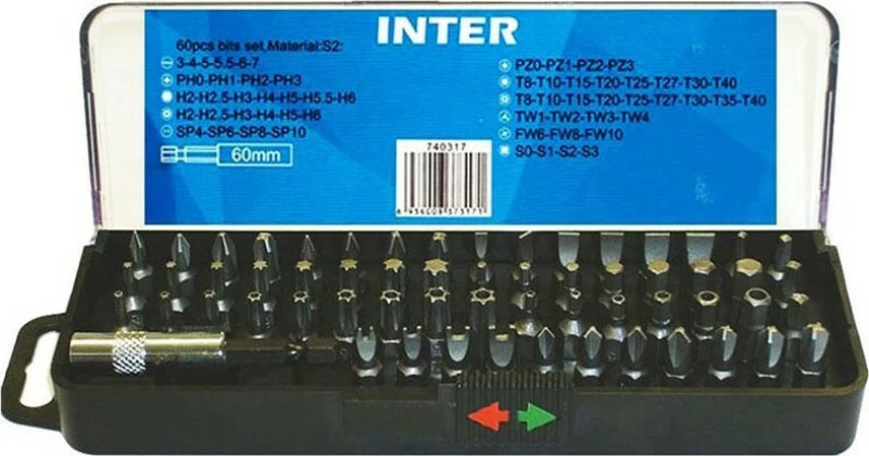 Inter Σετ Μύτες 740317 60τμχ