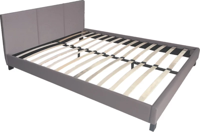 Wilton Cappucino Κρεβάτι Διπλό Δερματίνη / Με Τάβλες 150x200cm