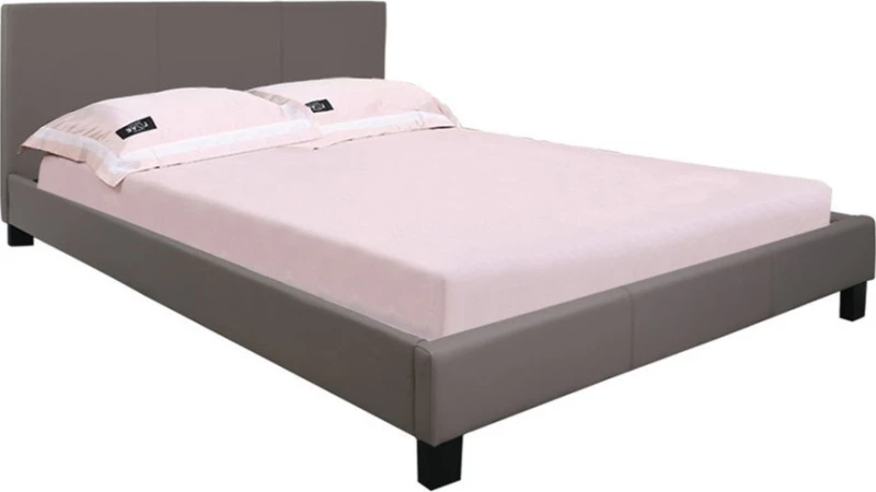 Wilton Cappucino Κρεβάτι Διπλό Δερματίνη / Με Τάβλες 150x200cm