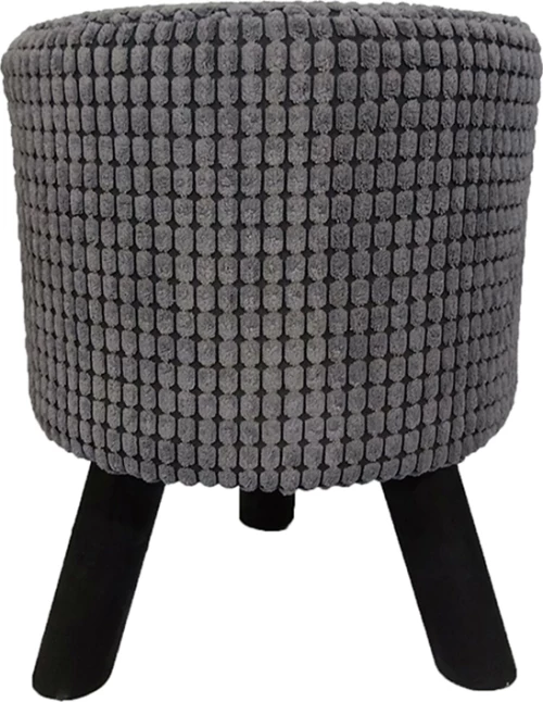 Σκαμπό Σαλονιού Pixel Γκρι 30x30x39cm