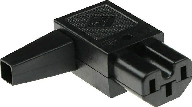 Intronics MPE-Garry 43R012111 C15 Power connector female left angled for 120 °C SFO50L