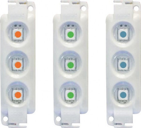 Αδιάβροχο LED Module 3 SMD5050 RGB