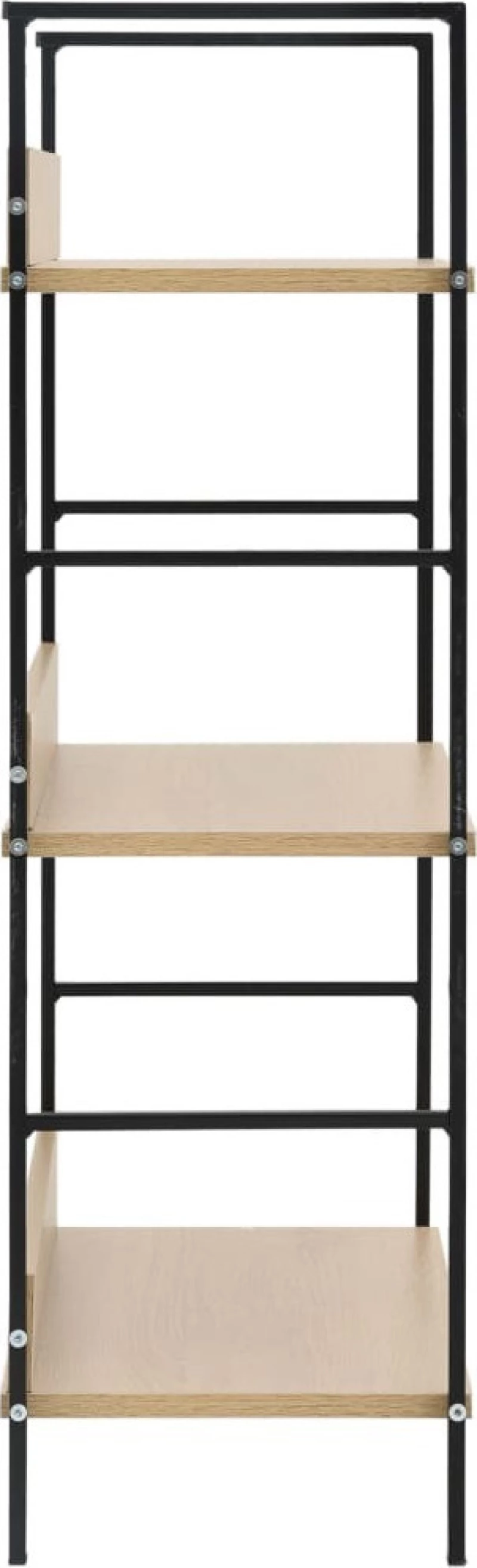 Βιβλιοθήκη με 3 Ράφια Χρώμα Δρυός 60x27,6x90,5 εκ. Μοριοσανίδα