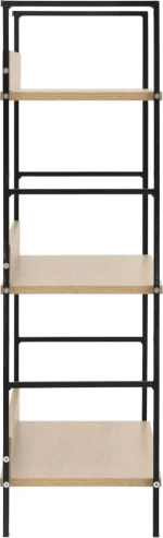 Βιβλιοθήκη με 3 Ράφια Χρώμα Δρυός 60x27,6x90,5 εκ. Μοριοσανίδα