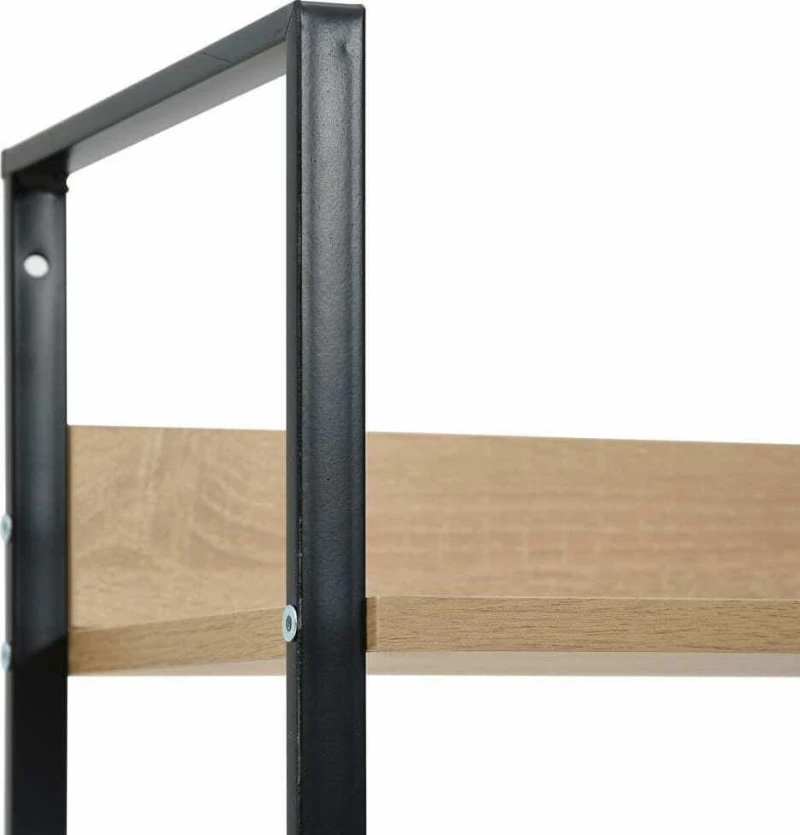 Βιβλιοθήκη με 3 Ράφια Χρώμα Δρυός 60x27,6x90,5 εκ. Μοριοσανίδα