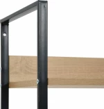 Βιβλιοθήκη με 3 Ράφια Χρώμα Δρυός 60x27,6x90,5 εκ. Μοριοσανίδα