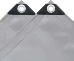 vidaXL Μουσαμάς 650gr/m² Γκρι 1.5x10m 144888