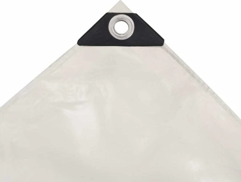 vidaXL Μουσαμάς 650gr/m² Λευκός 1.5x20m 144910