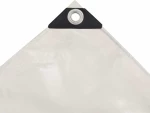 vidaXL Μουσαμάς 650gr/m² Λευκός 1.5x20m 144910
