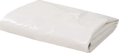 vidaXL Μουσαμάς 650gr/m² Λευκός 4x4m 43843