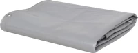 vidaXL Μουσαμάς 650gr/m² Γκρι 4x4m 43813