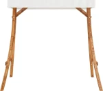 vidaXL Σκελετός Επίπλου Teak - Κρεμ 175x101x161.5cm