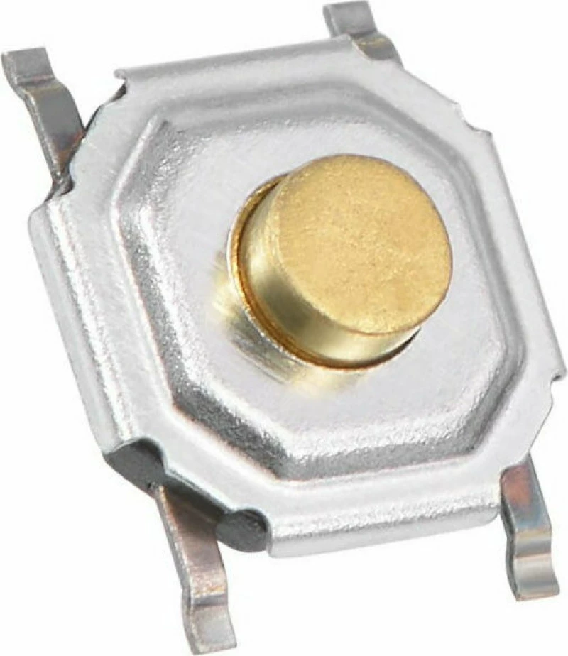 TS-1252 DIP Tact Μικροδιακόπτης 4 Pin DC 12V 0.5A (5.2x5.2x2.3mm) (OEM)