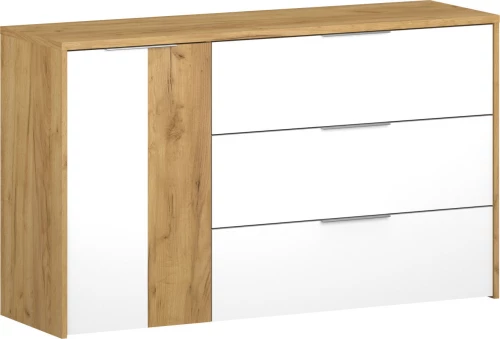 Avanti Μπουφές Χρυσός Δρυς - Λευκό 139.4x41.5x82.5cm