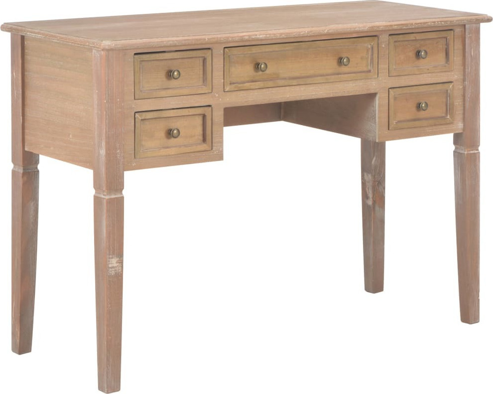 Γραφείο Καφέ 109,5 x 45 x 77,5 εκ. Ξύλινο