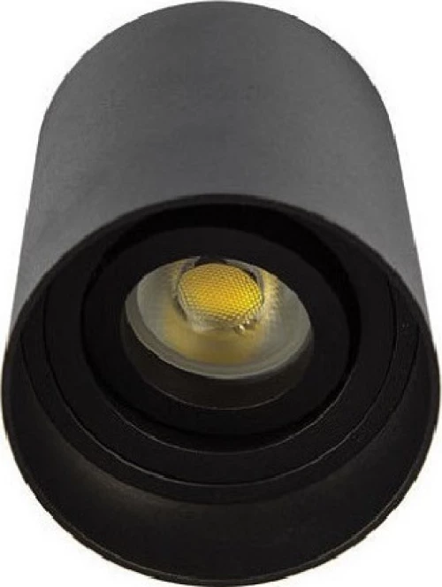 VK Lighting VK/03139/CE/B Μονό Σποτ με Ντουί GU10 σε Μαύρο Χρώμα