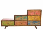 Fregata Μπουφές Πολύχρωμος 160x40x80cm