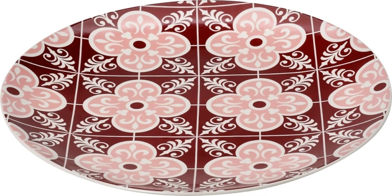 Espiel Decor Πιάτο Γλυκού Κεραμικό Κόκκινο με Διάμετρο 20cm