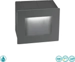 Απλίκα Χωνευτή Εξωτερικού Χώρου Sole Luce 206200727 Γκρι Σκούρο