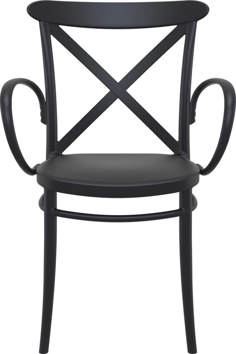 Πολυθρόνα Πολυπροπυλενίου Cross XL Black