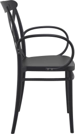 Πολυθρόνα Πολυπροπυλενίου Cross XL Black