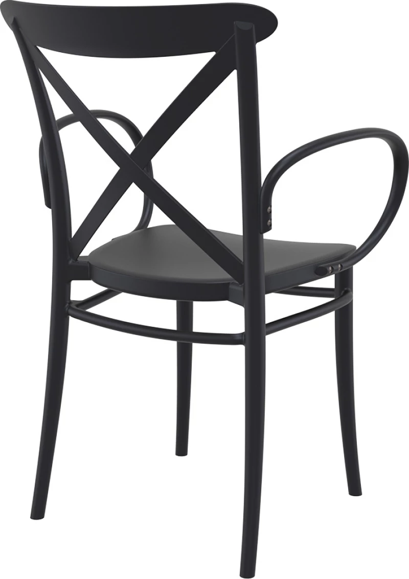 Πολυθρόνα Πολυπροπυλενίου Cross XL Black