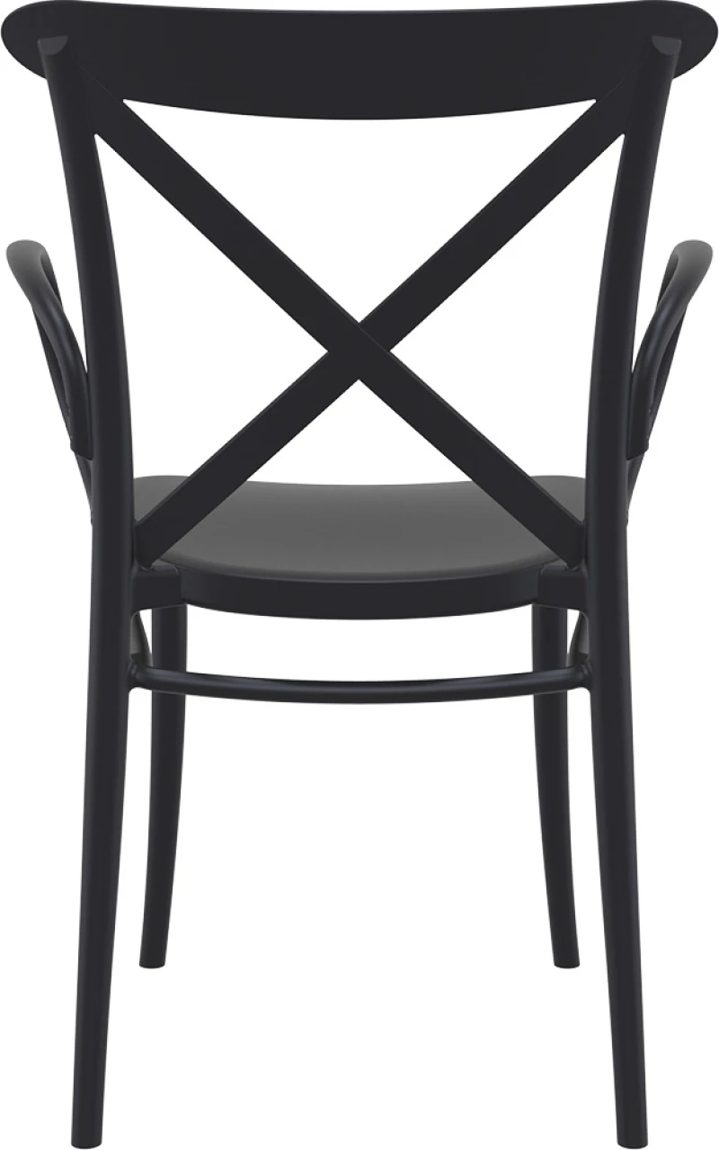 Πολυθρόνα Πολυπροπυλενίου Cross XL Black