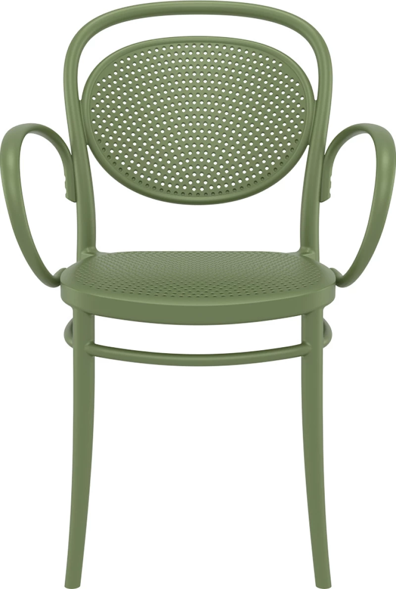 Καρέκλα Πολυπροπυλενίου Marcel XL Olive Green