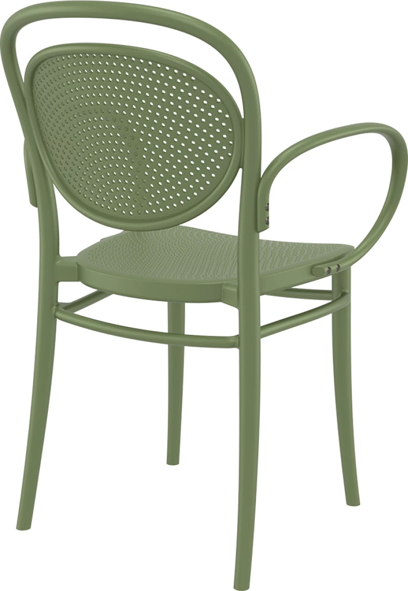 Καρέκλα Πολυπροπυλενίου Marcel XL Olive Green