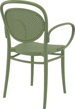 Καρέκλα Πολυπροπυλενίου Marcel XL Olive Green