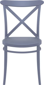 Καρέκλα Πολυπροπυλενίου Cross Dark Grey