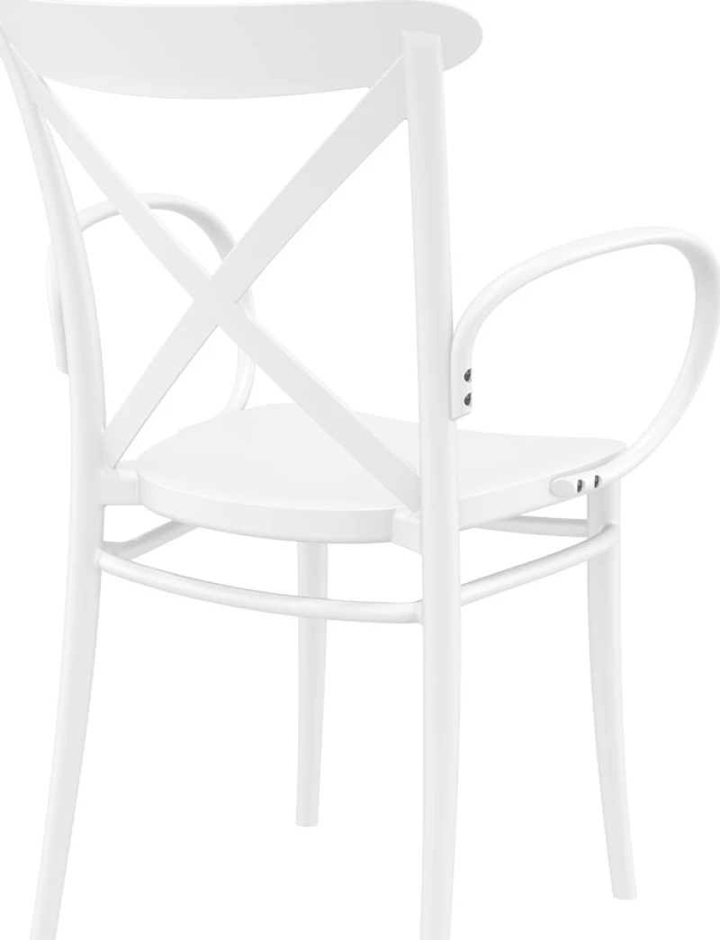 Πολυθρόνα Πολυπροπυλενίου Cross XL White
