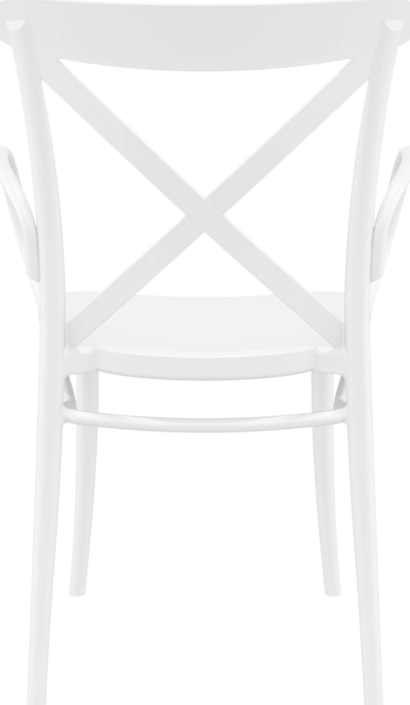Πολυθρόνα Πολυπροπυλενίου Cross XL White