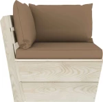 Διθέσιος Καναπές 3063392 120x60x65cm Taupe