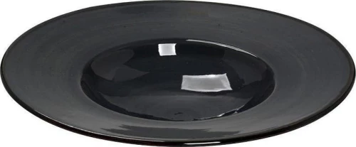 Espiel Terra Πιάτο Βαθύ από Πορσελάνη Γκρι με Διάμετρο 27cm