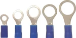 Adeleq Ακροδέκτης Οπής Μονωμένος Μπλε Φ6mm (12-504256)