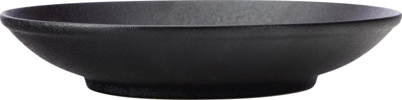 Nava Caviar Πιάτο Βαθύ από Πορσελάνη Μαύρο 25x25cm