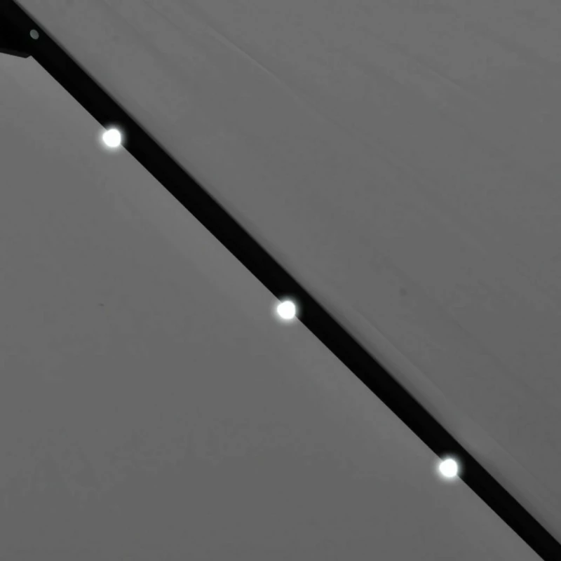 Ομπρέλα Κρεμαστή με LED Λευκό της Άμμου 3 μ.
