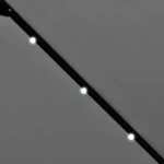 Ομπρέλα Κρεμαστή με LED Λευκό της Άμμου 3 μ.