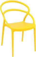 Καρέκλα Πολυπροπυλενίου Pia Yellow