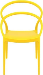 Καρέκλα Πολυπροπυλενίου Pia Yellow