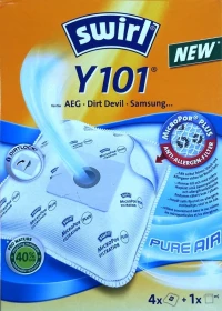 Swirl Y101 Σακούλες Σκούπας 4τμχ