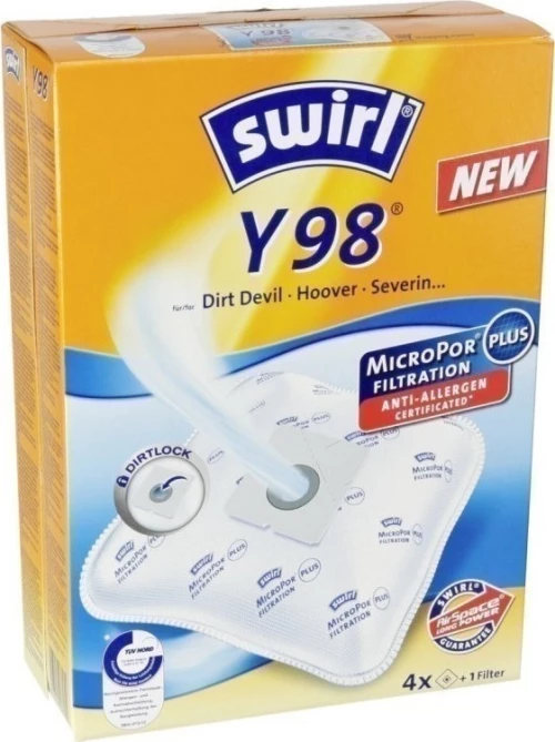 Swirl Y98 Σακούλες Σκούπας 4τμχ